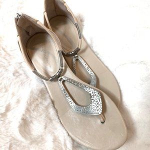 Nude low heel BCBGeneration Sandals Size 7M